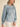 Heritage Smocked Denim Blouse at 6Whiskey, six whisky, long sleeve, balloon sleeve, cuff, placket, western yolk detail, breathable, lightweight, warm weather, frill detail, southern charm, SEC, church blouse, rodeo, brunch date, weekend outfit, modern western, casual, casual western, women's fashion, women's clothing, front view.
