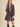 The Malboro Dress at 6Whiskey, six whisky, long sleeve, balloon sleeve, cuff, contrast placket collar and sleeve hem, bow detail, belt loops, light blue, burgundy, ivory pinstripe, business casual mini dress, work to weekend, work outfit, rodeo, country concert, lunch date, breathable, lighweight, feminine silhouette, chic, front view.