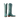 Abby Boot in turquoise by Tecovas at 6Whiskey, six whisky, sagebrush, wholesale exclusive, goat leather, cracked leather, western stitching in caramel and light blue, ivory, light brown wooden stacked 2" leather heel, 17" shaft, tall boot, modern cowgirl, timeless, feminine, fashionable, classy, fun, flirty, sassy, pop of color, rodeo, country concert, southwestern, elevated western, side view.