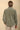 Frontier Cord in Plantoon Green by True Grit at 6Whiskey, six whisky, Jackson cord western shirt, button down, button up, collared, vintage western, casual western, pearl snap closure, front pockets, snowcap garment dye and wash. Back view.