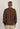 vintage brown sweatshirt by true grit at 6Whiskey, six whisky, apres fleece sweatshirt, long sleeve, dark brown, casual, basic, fall essential, soft, cozy, comfortable, loungewear, travel wear, casual western, versatile, transition piece, date night, errands, weekend. Back view.