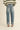Cuffed Hem Denim at 6Whiskey six whisky straight jeans mom oversized cool winter fall trendy blue womens bottoms pants front pockets back pockets high waisted