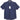 Midnight Short Sleeve at 6Whiskey six whisky. A navy short-sleeve button-down shirt with a subtle white and red micro-dot pattern, displayed on a hanger against a white background.