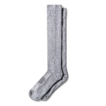 Tecovas Boot Socks at 6Whiskey, six whisky, light grey, black, light gray, 3 pack, unisex, lightweight, sweet proof, cushioned, comfortable, breathable, moisture-wicking, arch support, men's, women's, boot wearer must have, front view
