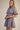 Easy Ride Stripe Dress at 6Whiskey, six whisky, short sleeve, vertical stripe, horizontal stripe sleeve, v-neck, short, flattering, feminine, chic, classy, lunch date, errands, casual outing, cinched waist, adjustable bow detail, button detail, southern charm, side view