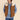 Vaquero Vest at 6Whiskey six whiskey brown and white yoke detail pearl snap pockets lightweight western flare sendero polyester