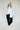 Black tapered pants at 6Whiskey six whisky cropped lounge wear casual comfortable easy everyday sweatpants matching set