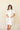 Tejas Guayabera Dress at 6Whiskey six whisky by Texas Standard womens white and maroon stitching Aggie Game Day dress for tailgating front tie