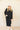 Satin Oversized Shirt Dress at 6Whiskey six whisky collared black midi knee length long sleeve button down fit drop shoulder womens