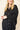 Satin Oversized Shirt Dress at 6Whiskey six whisky collared black midi knee length long sleeve button down fit drop shoulder women