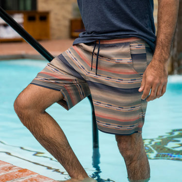 Texas Standard Waterloo Swim Shorts in Tejas Serape at 6Whiskey six whisky mens water lounge short