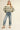 Cuffed Hem Denim at 6Whiskey six whisky straight jeans mom oversized cool winter fall trendy blue womens bottoms pants