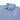heron blue Tejas guayabera linen mens button up by Texas Standard with white embroidered stitching up close front pocket and collar view detail