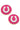 Hot pink stud horseshoe earrings 6 whiskey six whisky gold white heart jewelry girly