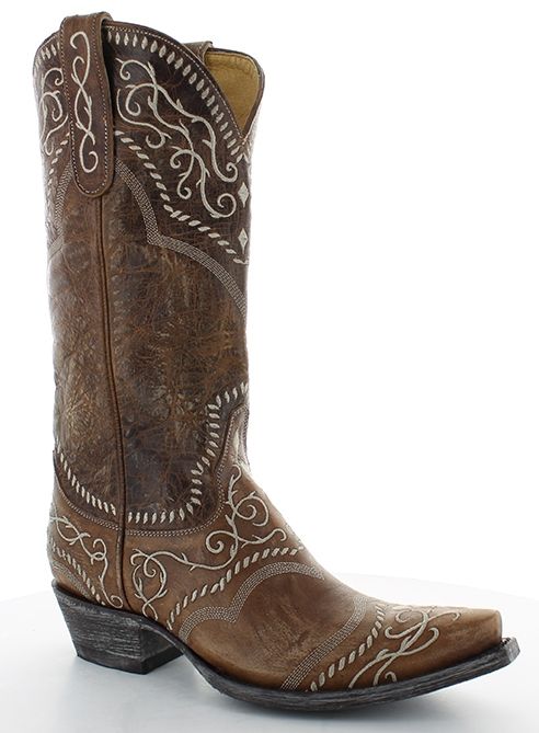 Old Gringo Classic Brown Sintra Cowboy Boot 6 Whiskey 