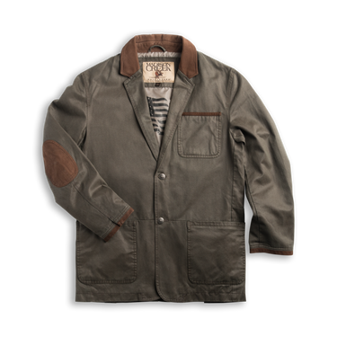 Madison Creek Outfitters conceal & cary tombstone blazer at 6Whiskey six whisky MCO licensed to carry firearm handgun leather cotton polyester green brown