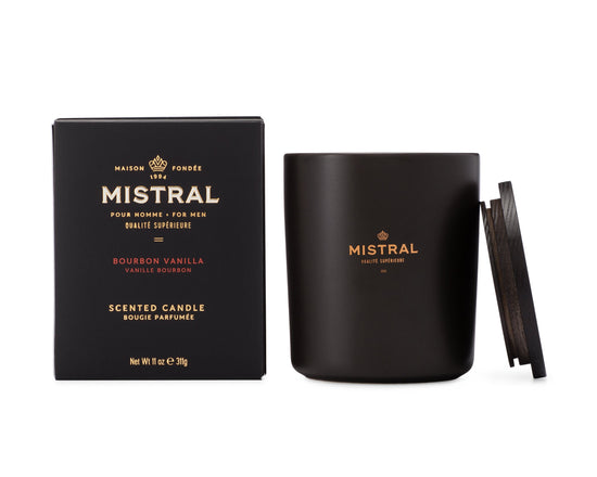 Mistral Masculine Candle at 6Whiskey six whisky bourbon vanilla