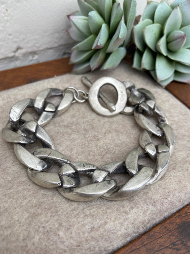 Love Tokens Men’s sliver chain bracelet 6whiskey