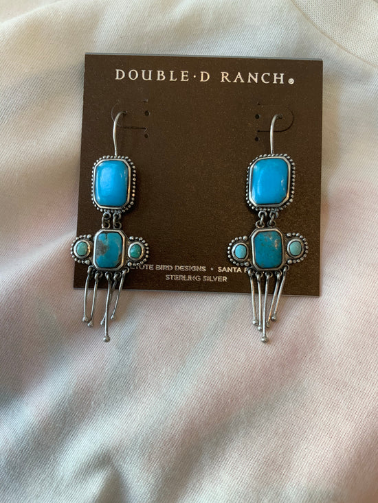 Double D Ranch Earrings Turquoise Dancer