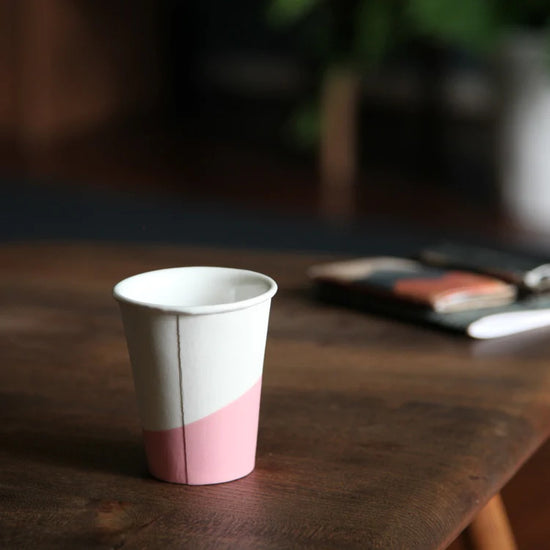 Colorful Rubber & Porcelain Dixie Cup at 6Whiskey six whisky pink 6oz cup