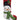 Snowman Stocking by Peking at 6Whiskey, six whisky, handcrafted wool, 3D scarf and berries, whimsical design, winter, holiday, Christmas. Front view.