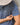 Traditions Polo by Texas Standard at 6Whiskey, six whisky, men's top, mens dress shirt, men's polo, patterned, geometric, short sleeve top, collared shirt, versatile mens top, mens gift, navy blue, deep blue, western, casual. Detail view.