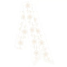 Goodness Sake Twilly by Jenni Earle at 6Whiskey, six whisky, white background, slender floral print, neutrals, beige, white, understated, feminine, southern, western, elevated, chic, preppy, SEC, country concert, rodeo, everyday, handbag accessory, spring and summer, front view