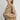 Khaki Bomber Jacket collared, zipper closure, dual pockets, adjustable shock cord hem, balloon style sleeve, cotton spandex blend, slightly oversized, women's jacket, casual, versatile womens jackets