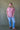Tasha Polizzi Pink Linen Striped Shirt at 6Whiskey six whisky womens summer button down short sleeve