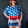 Tasha Polizzi Spirit Poncho at 6Whiskey six whisky womens summer forth of july top 4th stars and stripes