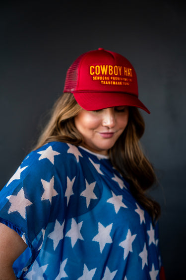Tasha Polizzi Spirit Poncho at 6Whiskey six whisky womens summer forth of july top 4th stars and stripes