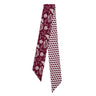 Aggie Twilly at 6whiskey, six whisky, Texas A&M and stars graphic, maroon and white, soft, lightweight, breathable, comfortable, accessory, scarf, gameday, tailgating, football, SEC, western, casual. Front view.