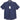 Midnight Short Sleeve at 6Whiskey six whisky. A navy short-sleeve button-down shirt with a subtle white and red micro-dot pattern, displayed on a hanger against a white background.