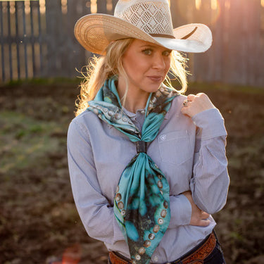 Kingman Turquoise Scarf