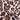 Spotted Chic Silk Bandana by Lost Pattern at 6Whiskey, six whisky, fall, winter, maroon, brown leopard on white background, statement accessory, bag accessory, hat accessory, edgy western, cool girl, it girl, leopard print, SEC sorority girl game day, rodeo, country music concert, girls night out, modern western, western accessory, detail corner view.