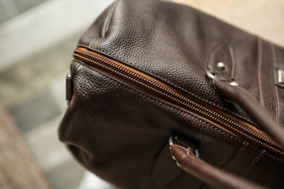 Martin Dingman Leather Duffel Bag