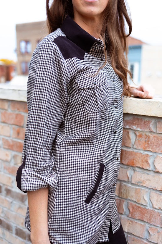 Houndstooth Tunic