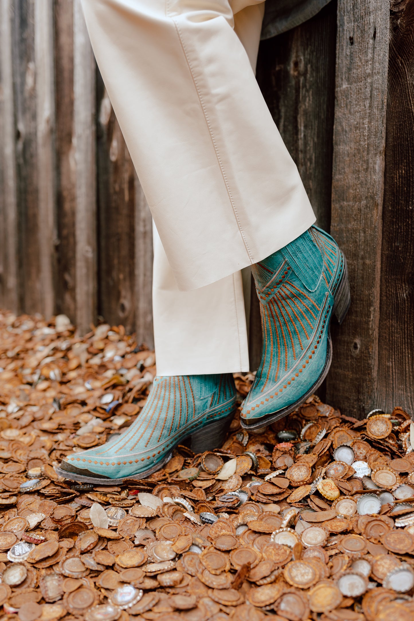 Old Gringo Quincy Boot in Turquoise