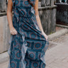 Tasha Polizzi Jasmine Dress at 6Whiskey six whisky blue ruffle sleevelss maxi dress womens summer