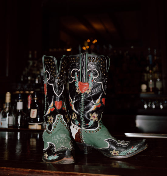 DDR Midnight Cowboy Boots by Old Gringo