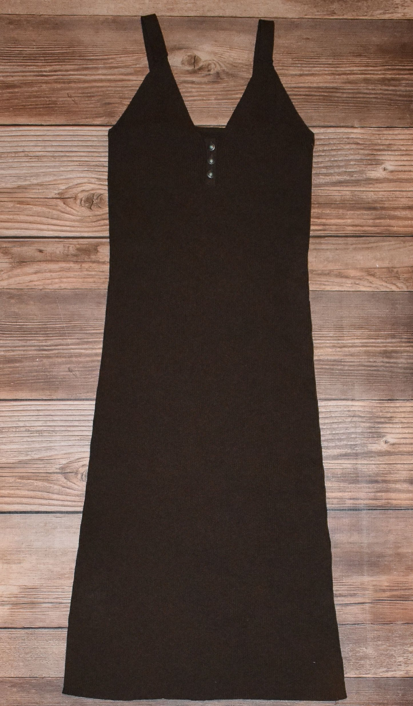 Tasha Polizzi Brown Knit Maxi Dress at 6Whiskey six whisky fitted tank dark brown fall layer dress