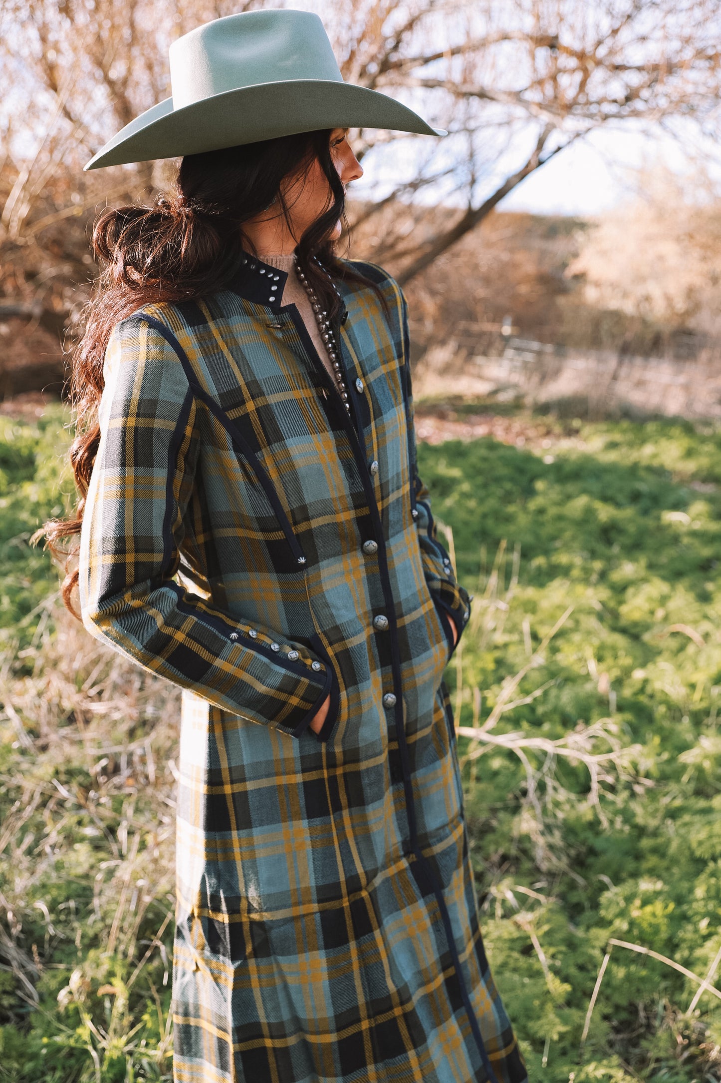Rodgers Plaid Duster
