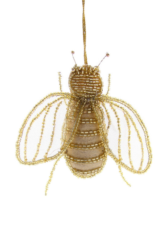Beaded Bee Ornament