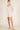 Pinstripe Shorts at 6whiskey, six whisky, relaxed fit, front tie, double lined, vertical stripes, stripped, high waisted, mid length, mom fit, elevated, casual, chic, comfortable. Front view.