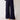 Indigo Market Linen Pant by Pcill at 6Whiskey, six whisky, wide leg, elastic waistband, brunch, country concert, errands, weekend, market, casual, stylish, matching set, coordinated set, navy, blue, pockets. Front view.