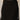 Piping Black Mini Skirt by P.cill at 6Whiskey, six whiskey, white side piping, high elastic waistband, comfy, cozy, sporty, elevated, classy, chic, sleek, matching set, pickleball, errands, loungewear. Front view.