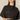 Black Linen Cropped Top by Pcill at 6Whiskey, six whisky, button down, collar, draw string detail, lightweight, breathable, western, country, casual, everyday, pockets, short sleeve, cool girl, sleek. Front view.
