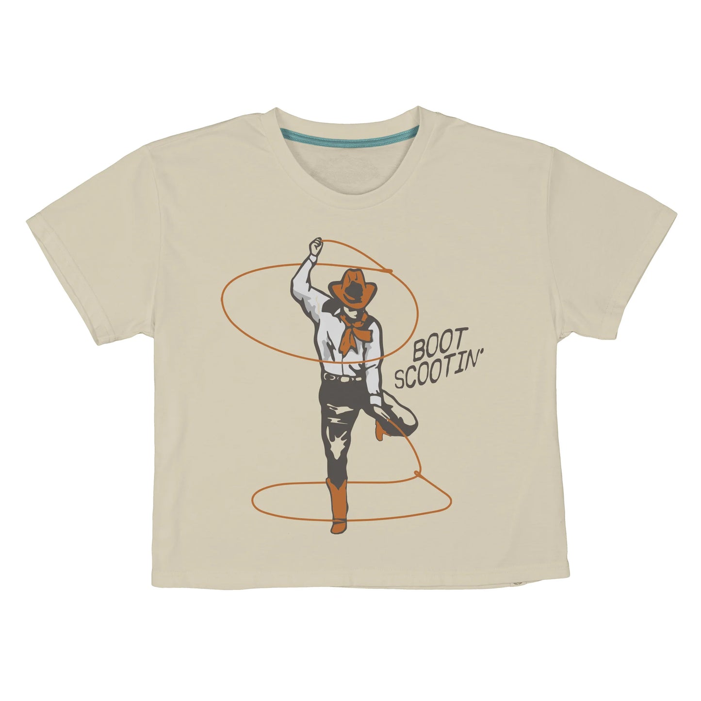 Boot Scootin' Women's cropped graphic t-shirt at 6Whiskey six whisky sendero provisions western wear