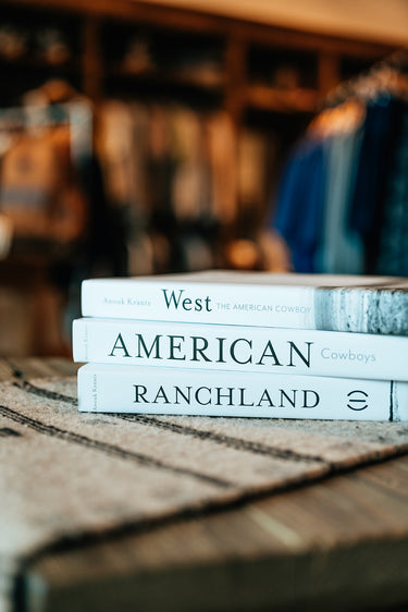 American Cowboys Book at 6Whiskey six whisky photography coffee table display black and white art