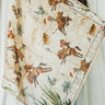 Wild Ride Bandana at 6Whiskey six whisky XOXO Art & Co horse cacti bull cowboy western pattern hand drawn crafted wildrag